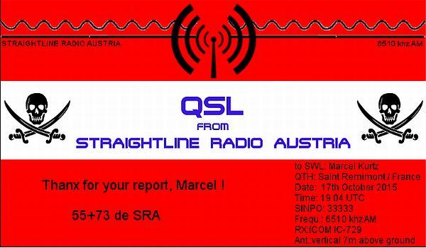 Straightline radio austria qsl marcel kurtz 2